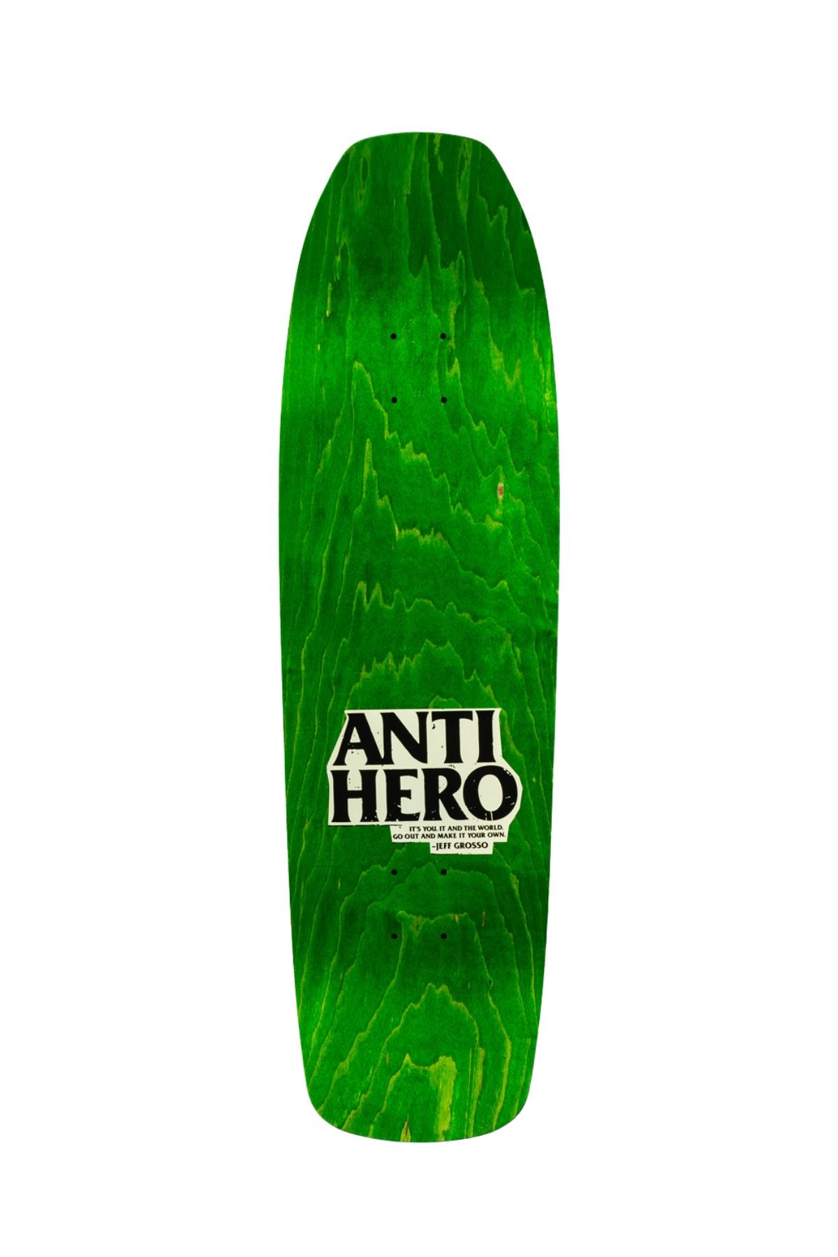 Anti Hero | Grosso Hand Plant Wheels Deck | SSD25 | Pearl Black | 9.25”