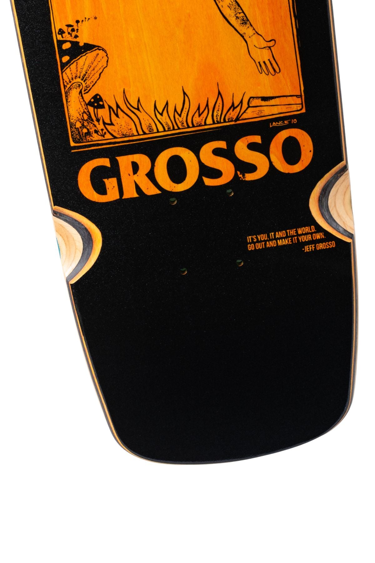 Anti Hero | Grosso Hand Plant Wheels Deck | SSD25 | Pearl Black | 9.25”