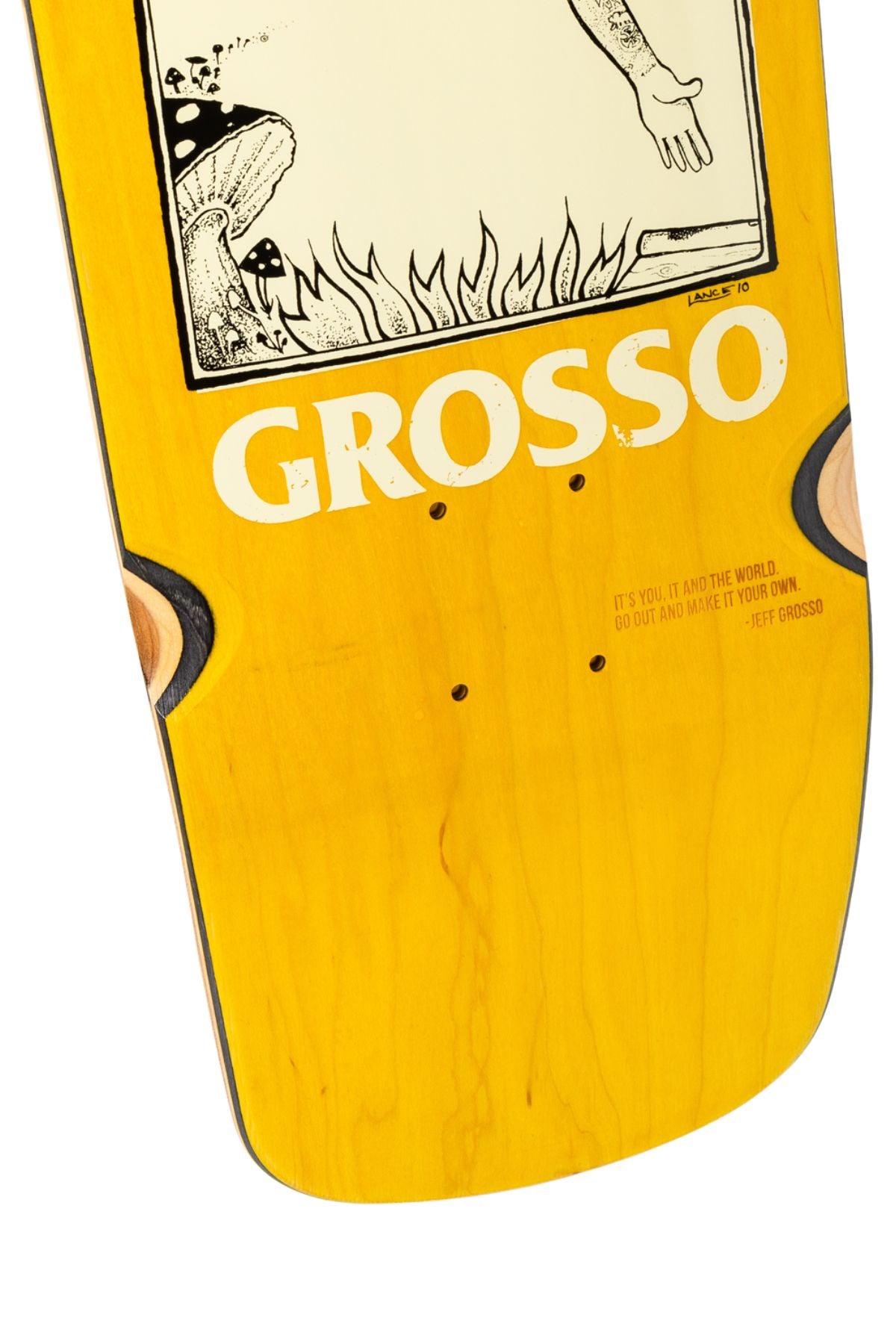 Anti Hero | Grosso Hand Plant Wheels Deck | SSD25 | Orange Fade | 9.25”