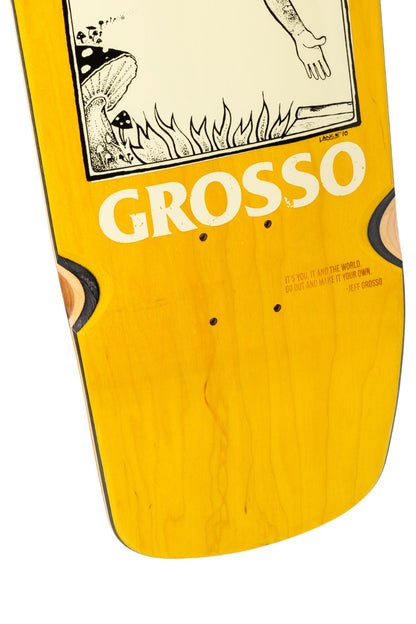 Anti Hero | Grosso Hand Plant Wheels Deck | SSD25 | Orange Fade | 9.25”