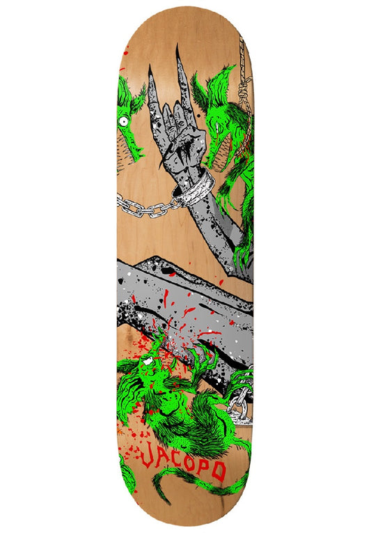 Baker Jacopo Toxic Rats Skateboard Deck 8.25 bottom