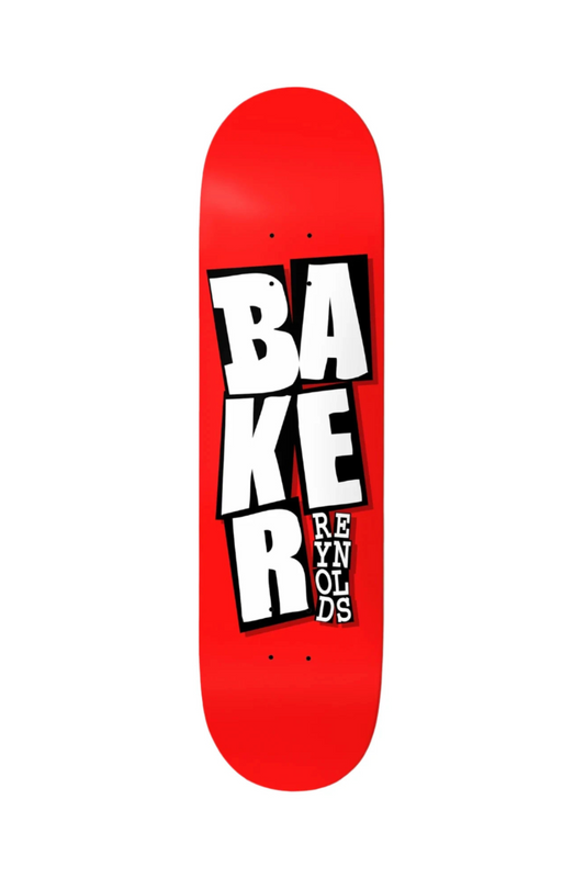 Baker Reynolds Stacked | Red 8"