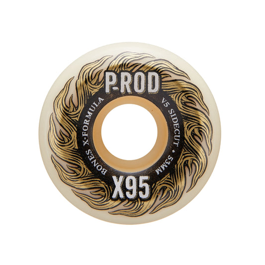 Bones | X-Formula P-Rod Pro Wheels | White | 95A 52mm
