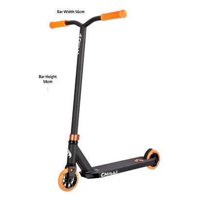Chilli Pro Scooter Base Stunt Black Orange Hight