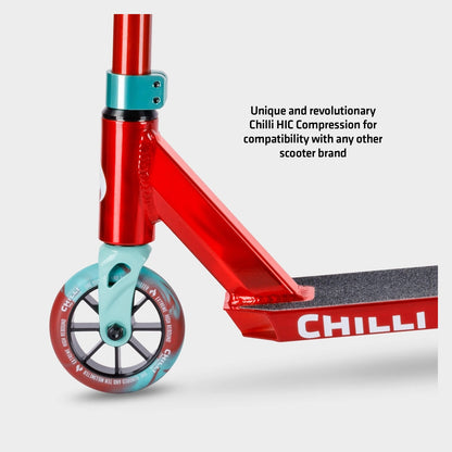 Chilli Pro Base Jumpstart Red/Teal Front
