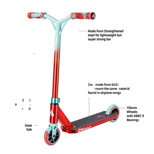 Chilli Pro Base Jumpstart  Red/Teal