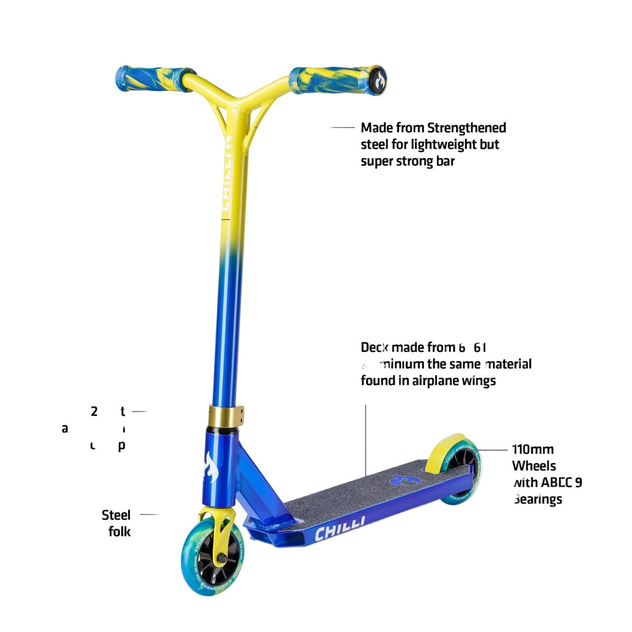 Chilli Pro Base S Jumpstart   Blue/Yellow Spec