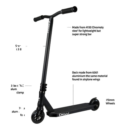 Chilly Pro All Star Grim Reaper Black  Spec List