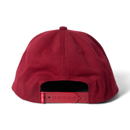 Chocolate Skateboards  Comic 6 Panel Cap  Burgundy Back 