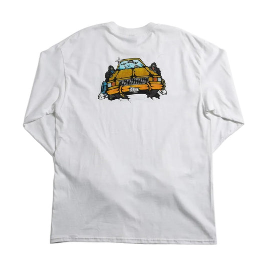 Chocolate Skateboards Fiend Street Long Sleeve Tee White