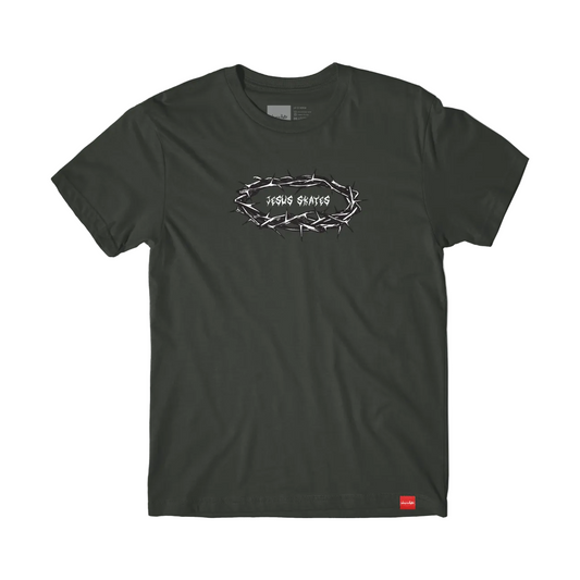 Chocolate Skateboards Jesus Skates Tee Asphalt Black