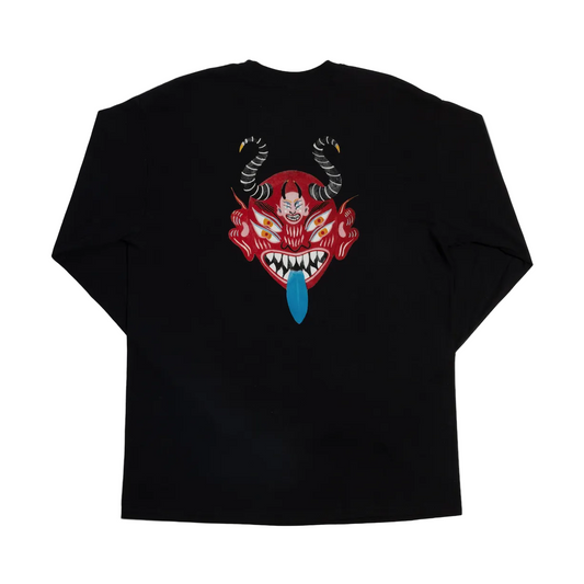 Chocolate Skateboards Mask Long Sleeve Tee Black Back