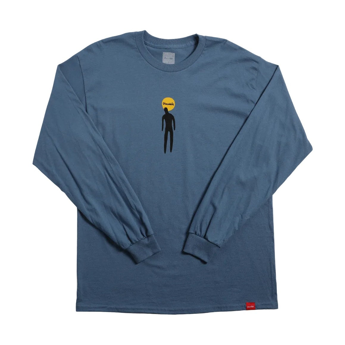 Chocolate Skateboards McFetridge Drips Long Sleeve Tee Blue