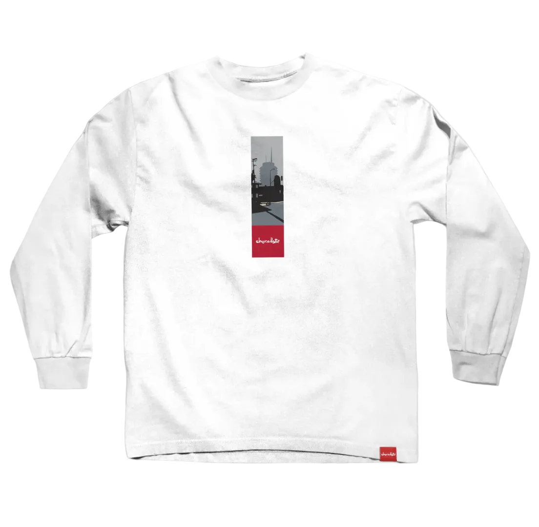 Chocolate Return to Chocolate City Long Sleeve T-shirt White