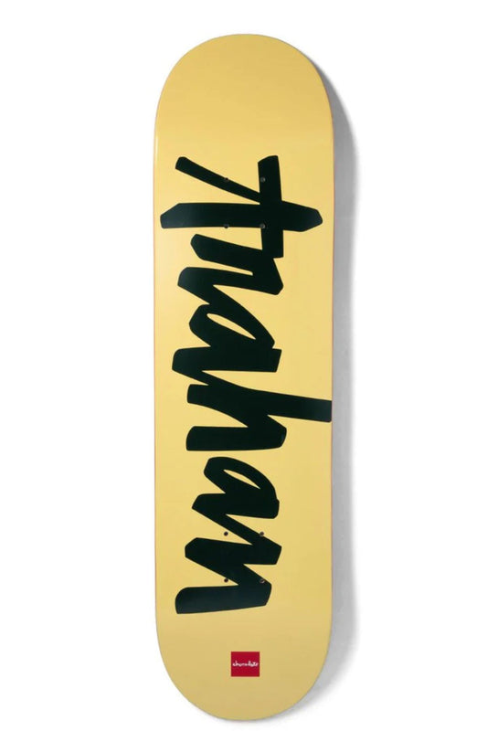 Chocolate Skateboard Deck Name Chunk Jordan Trahan 8"