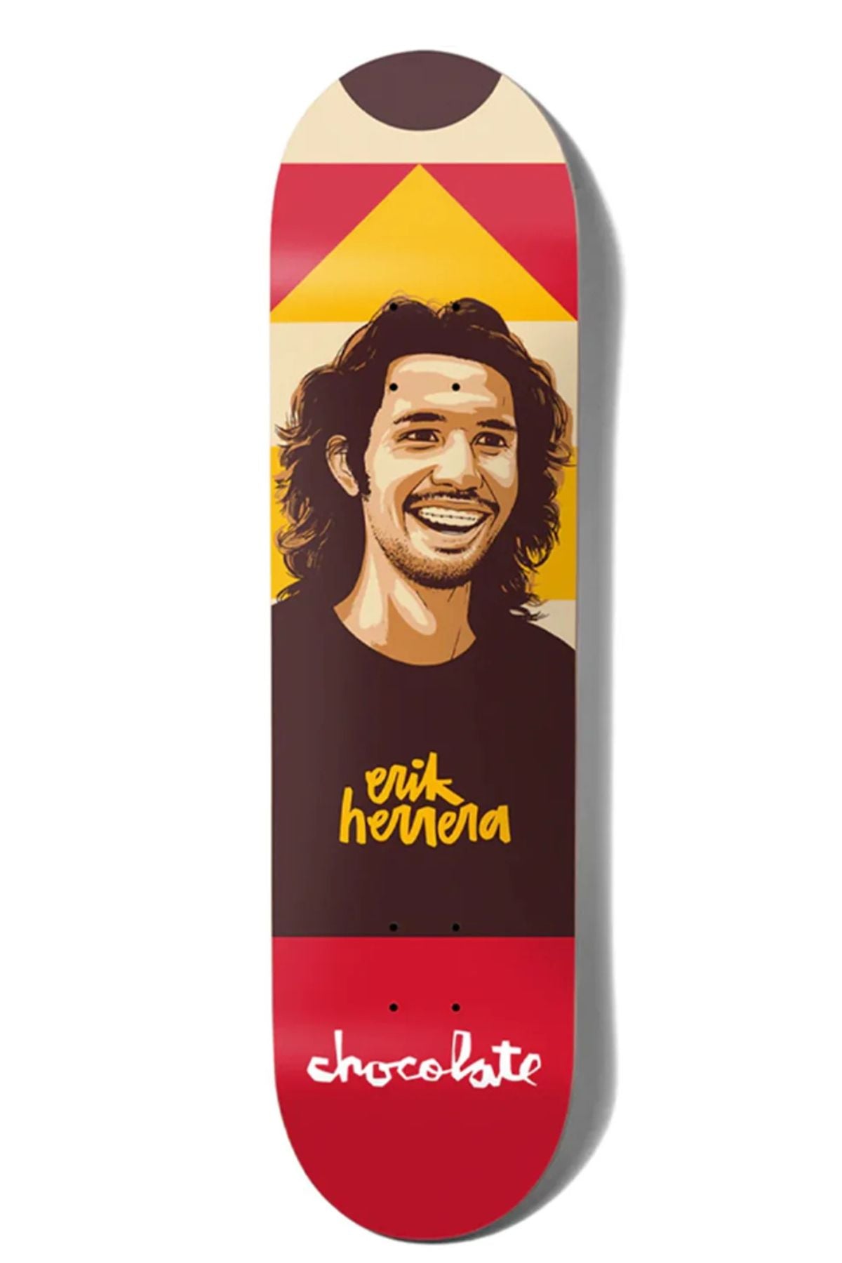 Chocolate Skateboard Deck Hecox Portrait Erik Herrera 8.5"