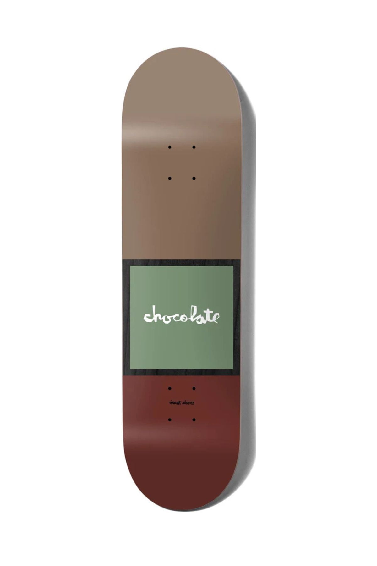 Chocolate Skateboard Deck OG Square Vincent Alvarez 8"