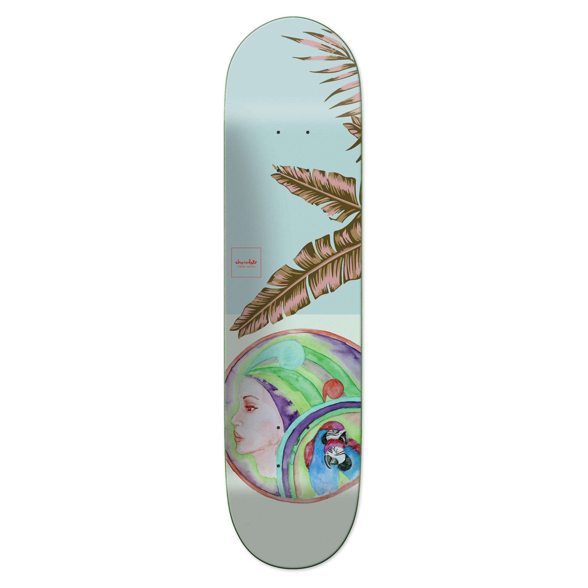 Chocolate Skateboard Deck  Tropicalia  Vincent Alvarez 8"