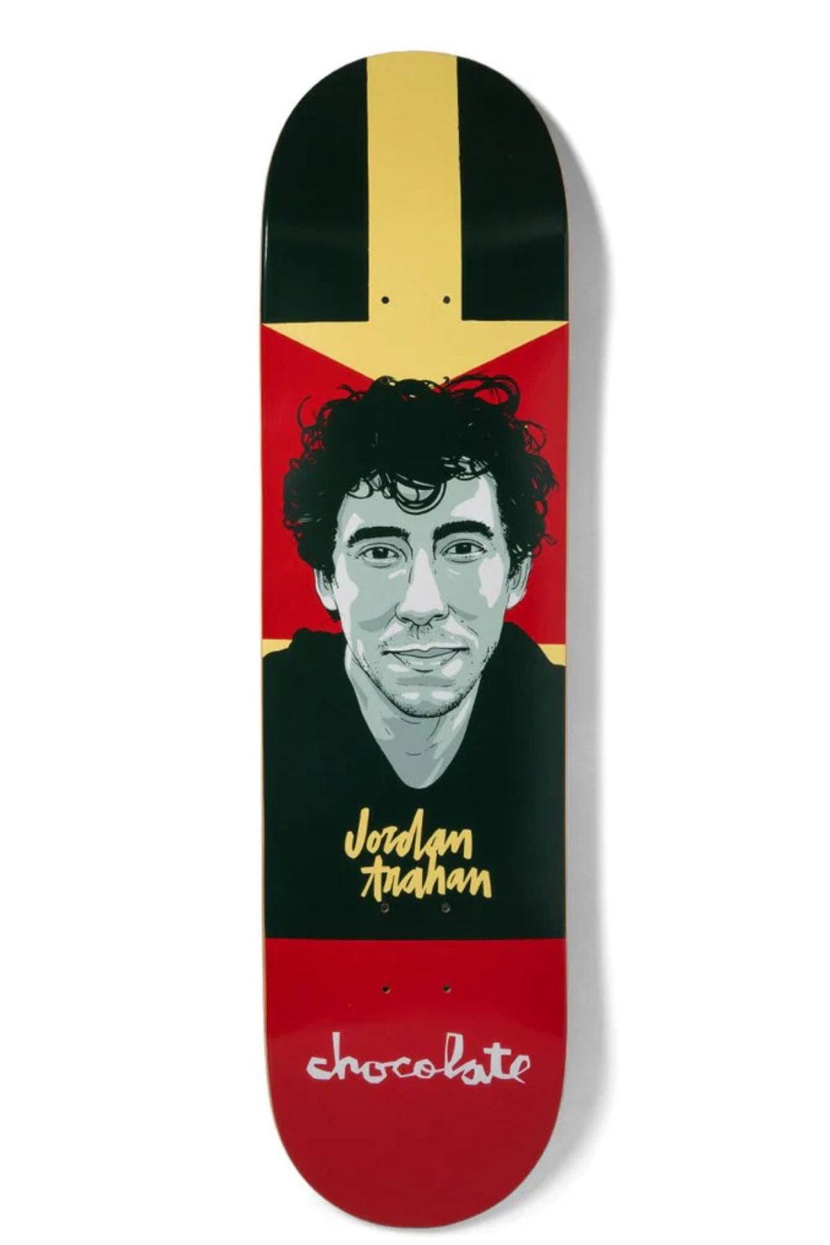 Chocolate Skateboard Deck Hecox Portrait Jordan Trahan 8.25" 