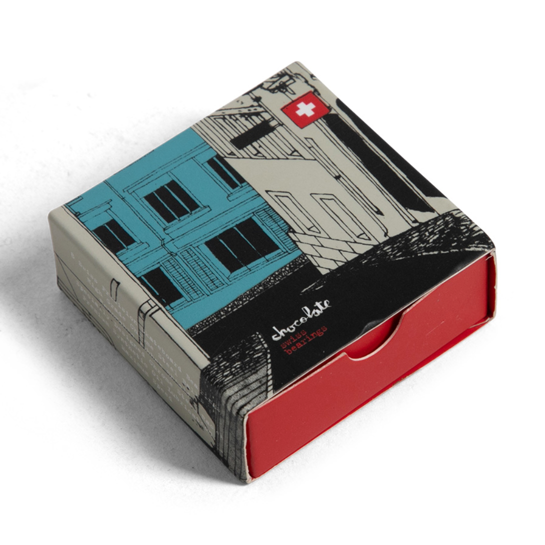 Chocolate Skateboards  Swiss Skate Bearings Box Art