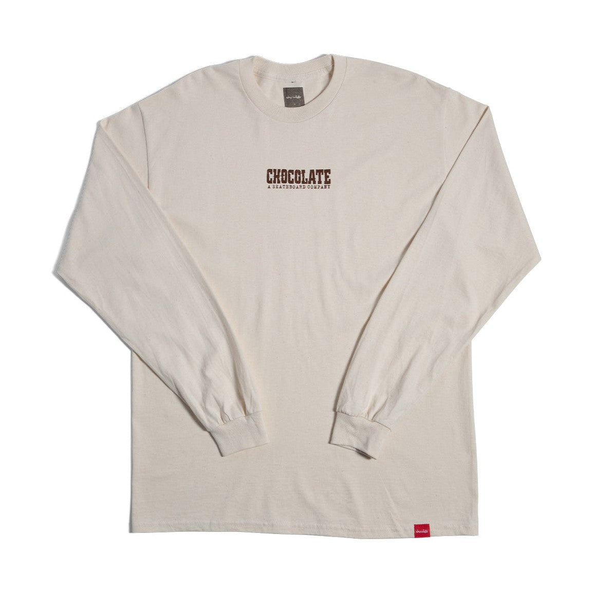 Chocolate Skateboards Western |Long Sleeve Tee Cream