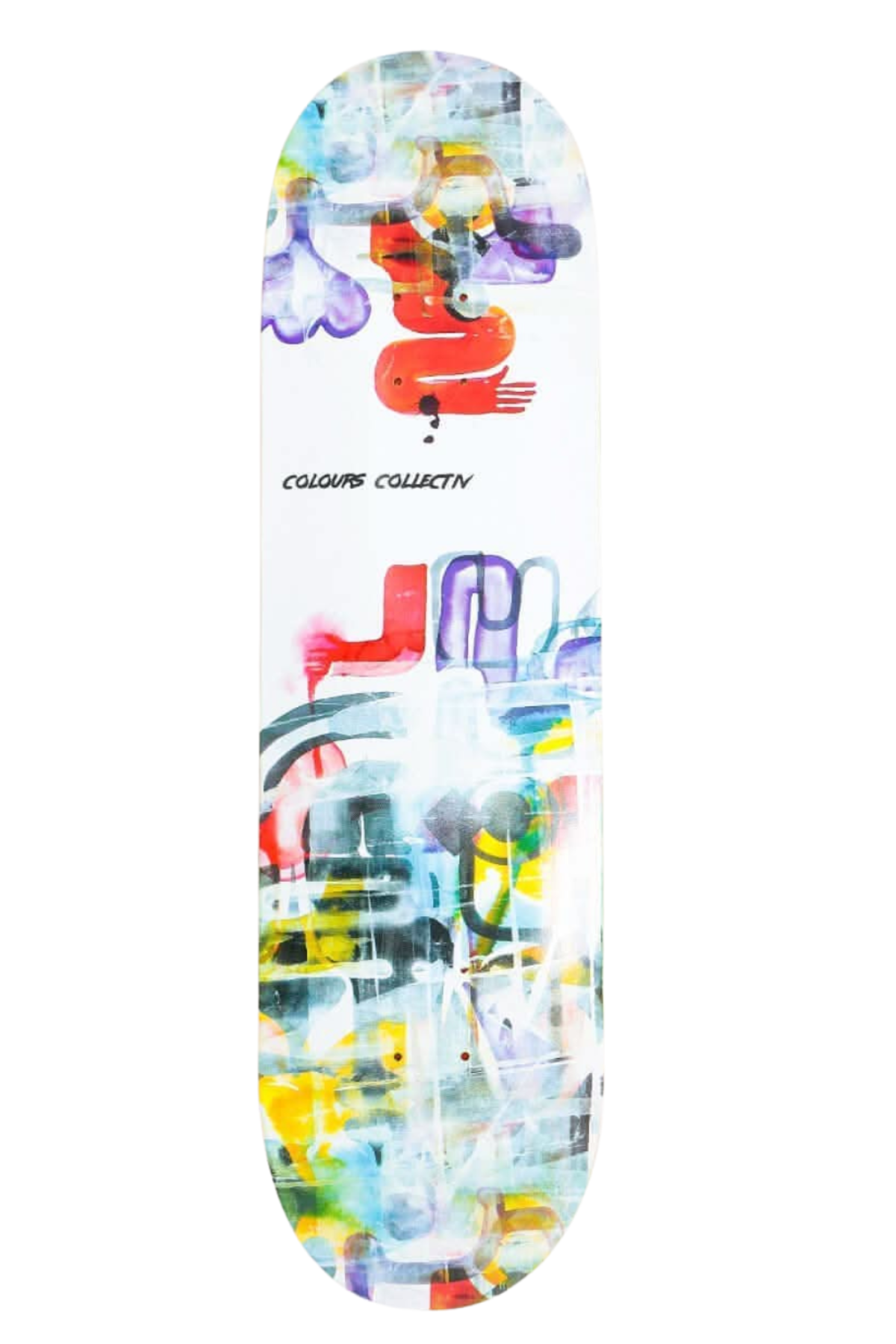 Colours Skateboard Deck Will Barras Grunge Logo 8.4"