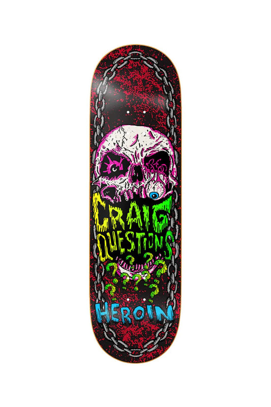 Craig Questions Knock Off Deck from Heroin Skateboards is 9.25” 