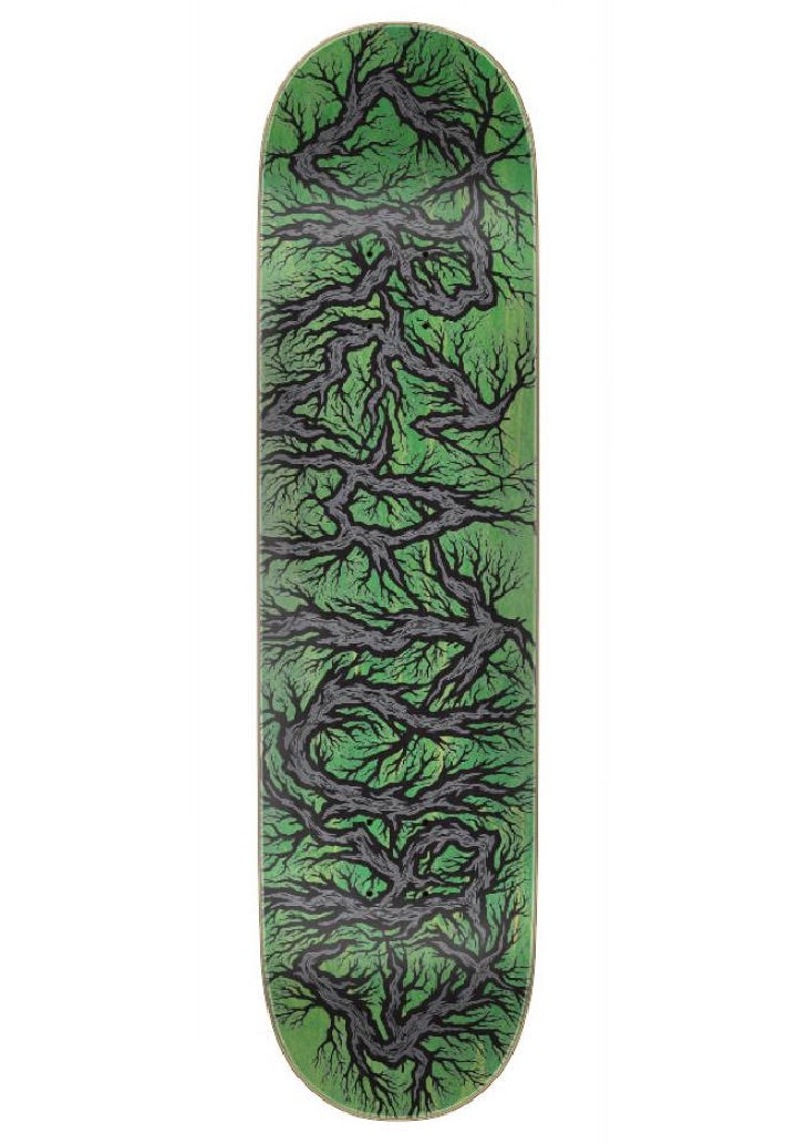 Creature Stixz Small Skateboard Deck Green Black  bottom