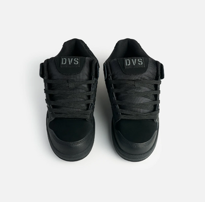 DVS Celsius Skate Shoes Black Black Top Down