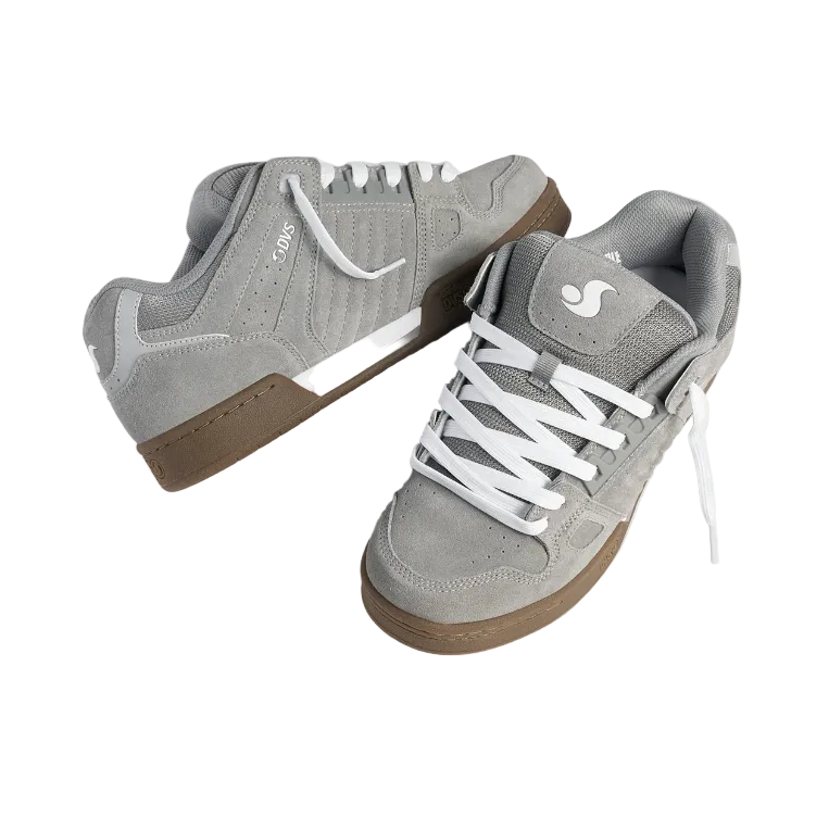 DVS Celsius Skate Shoes Charcoal White Gum Pair