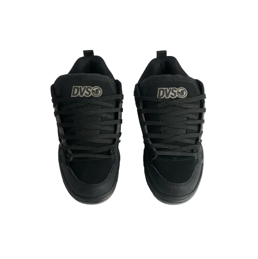 DVS Comanche Skate Shoes Black Charcoal Pair