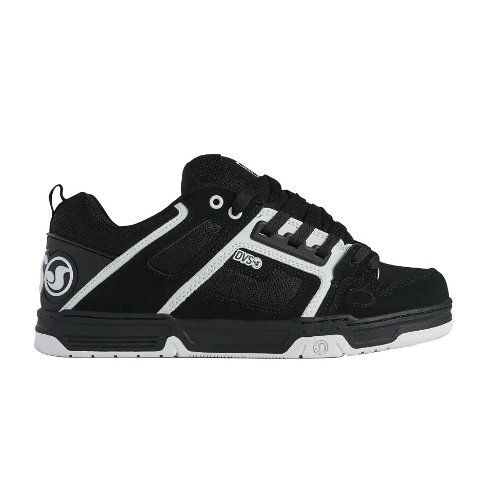 DVS Comanche Skate Shoes Black White Side