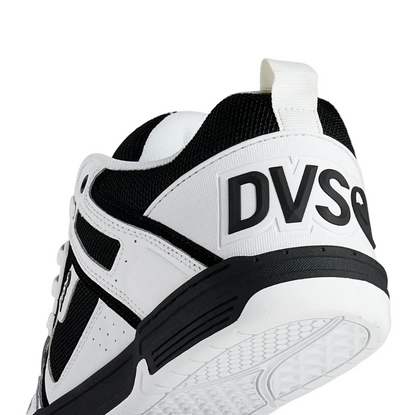 DVS Comanche Skate Shoes White Black  Big Back