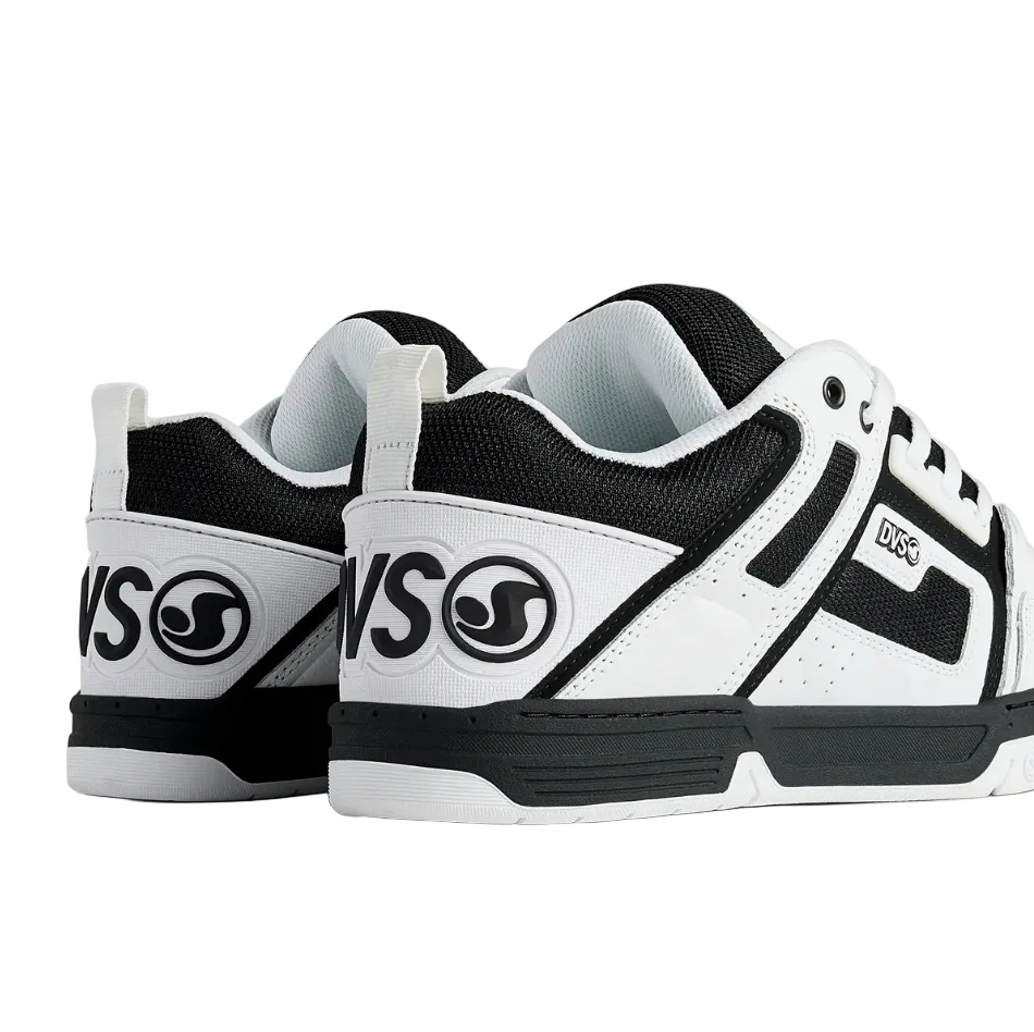 DVS Comanche Skate Shoes White Black  Back
