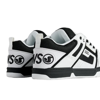 DVS Comanche Skate Shoes White Black  Back