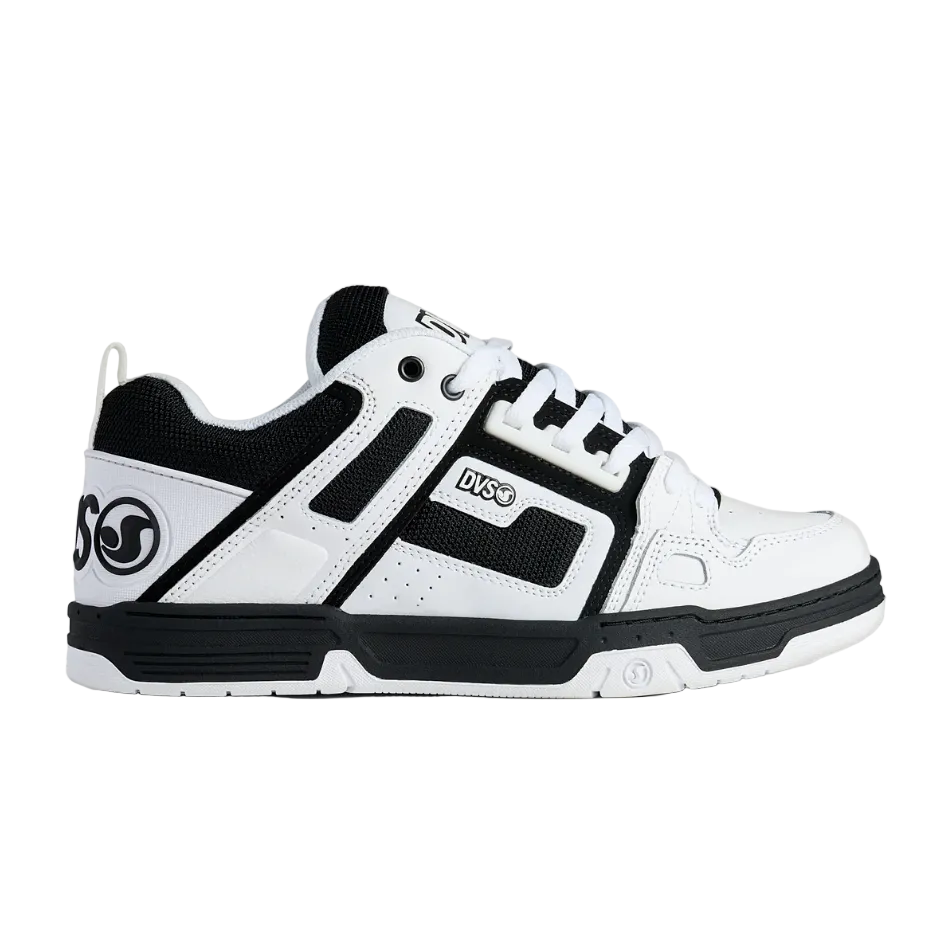 DVS Comanche Skate Shoes White Black Side