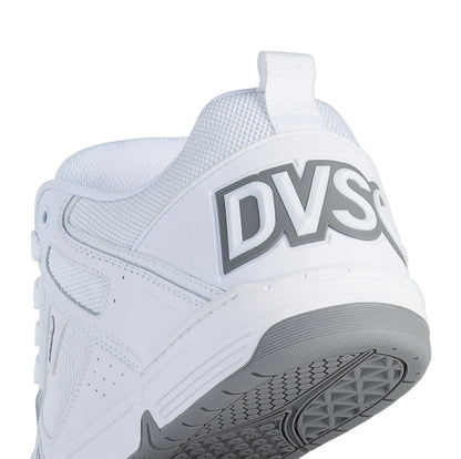 DVS Comanche Skate Shoes White White Grey Big Back