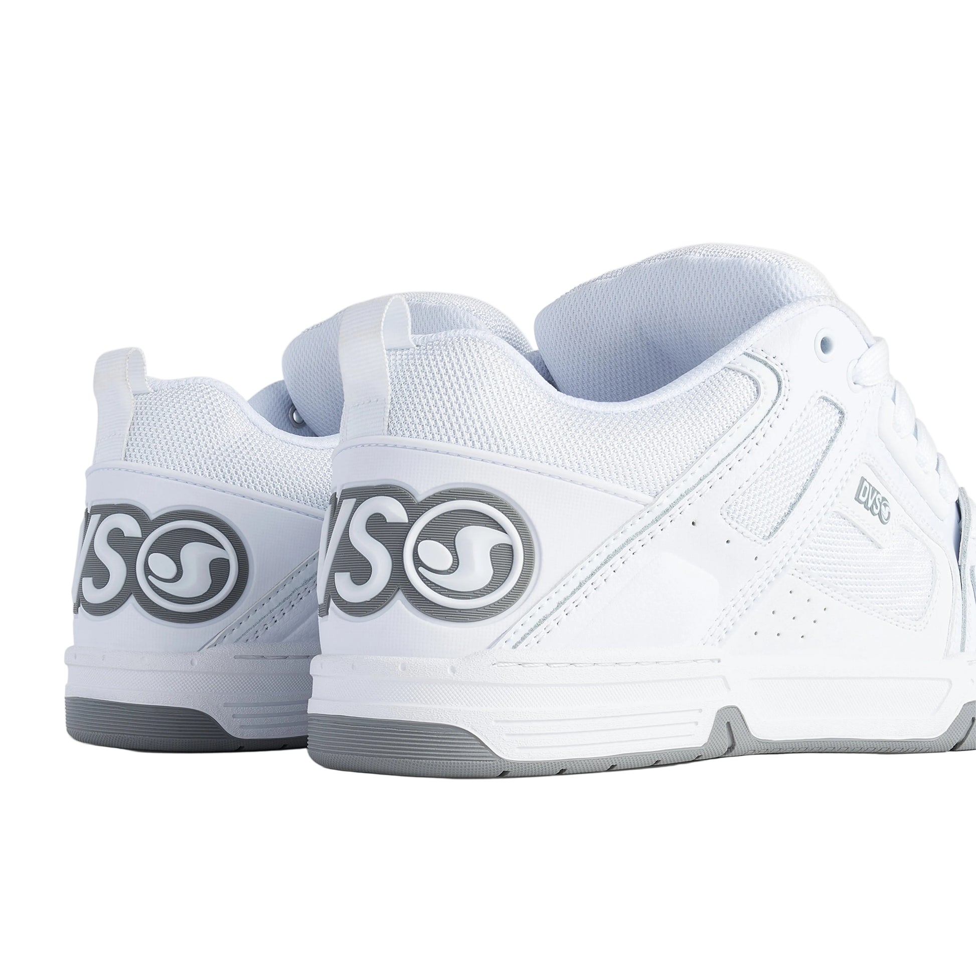 DVS Comanche Skate Shoes White White Grey Back