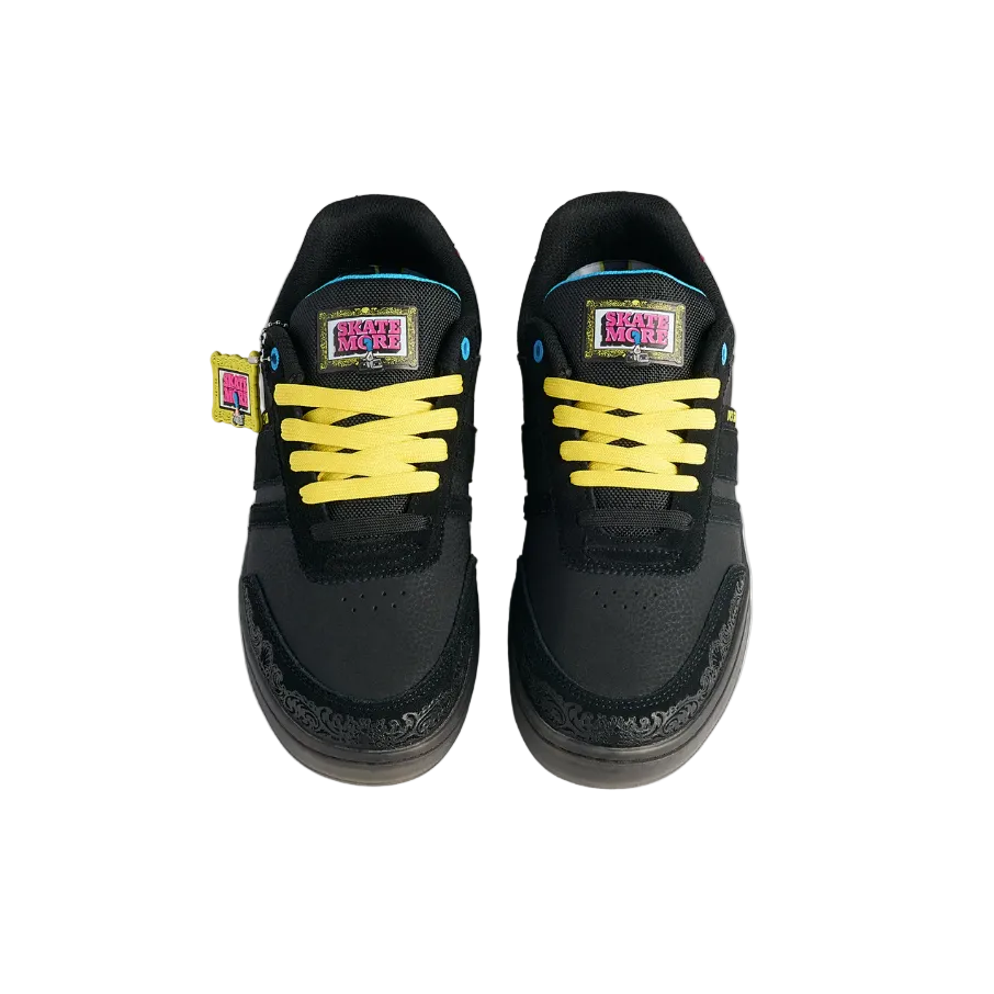 DVS Milan ST Skate More Black Black Top Down