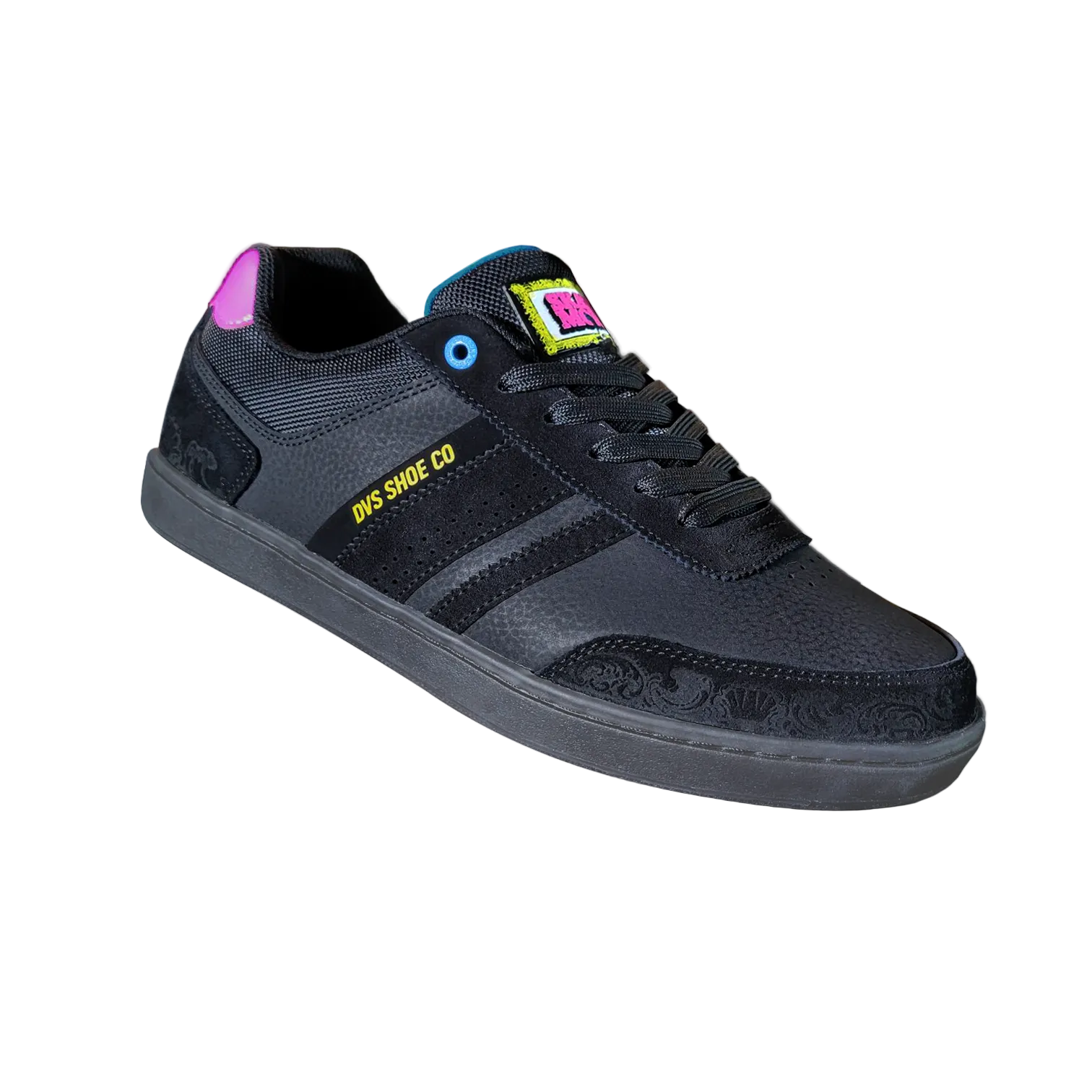 DVS Milan ST Skate More Black Black Toe