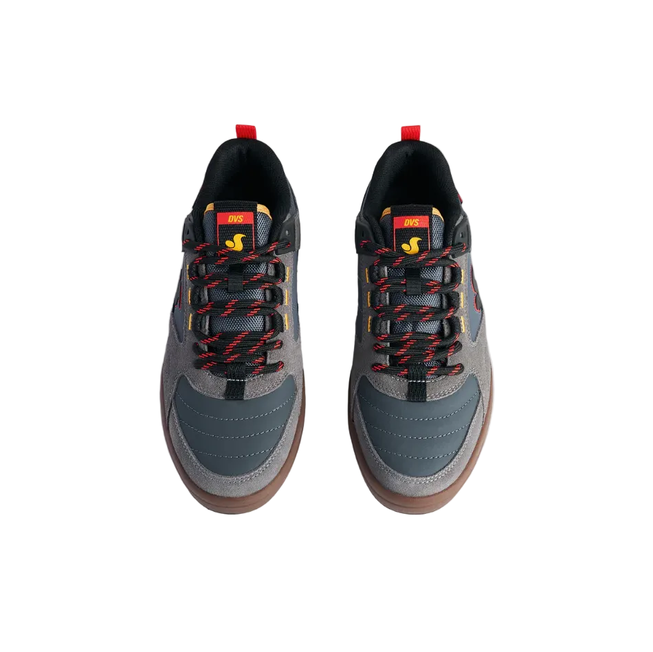 DVS  Sureshock Charcoal Black Gum Top Down