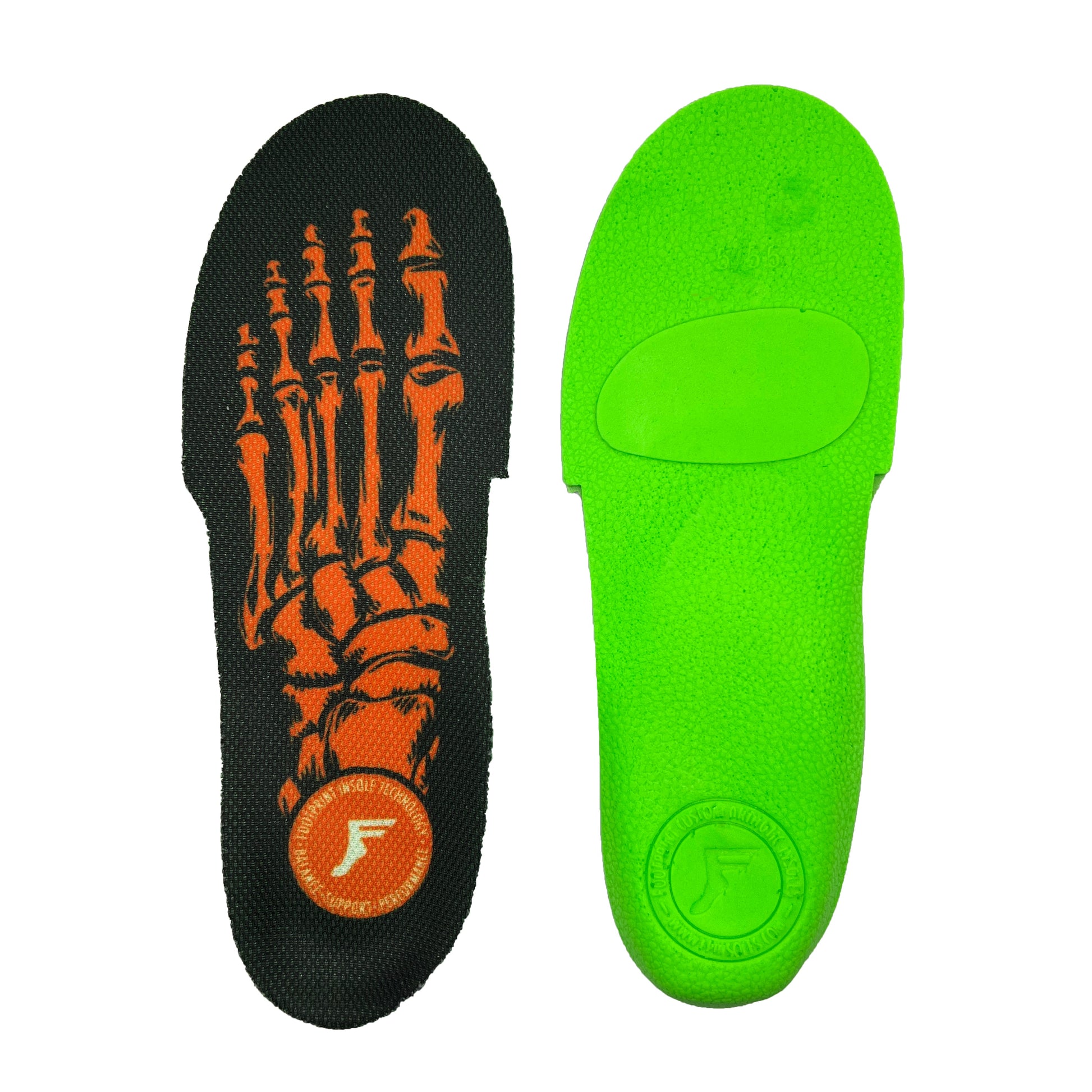 Footprint Gamechanger Elite Insoles Skeleton Gold Bottom