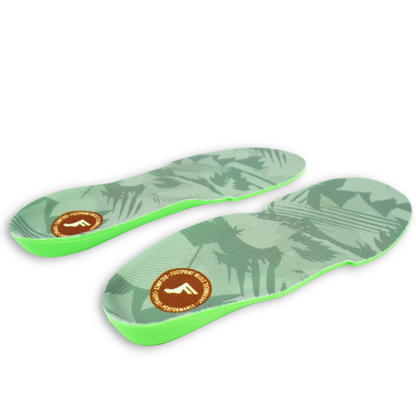 Footprint Gamechanger Elite Low Insoles Light Green Camo Side