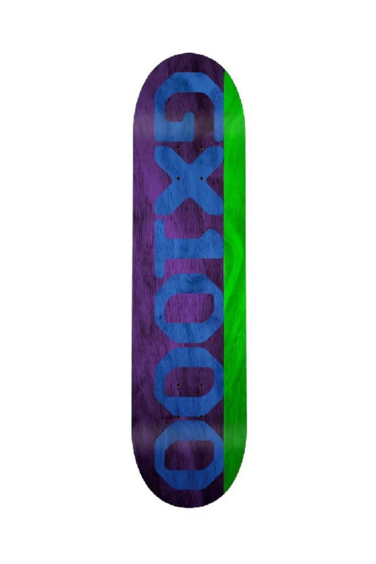 GX1000 Split Veneer Deck | 8" Purple/Green