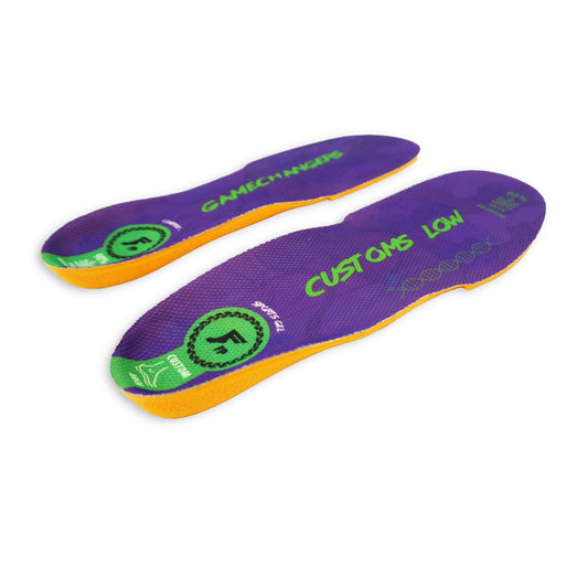 Footprint Gamechanger Elite Custom Orthotic Sport Gel Insoles Low 3mm-5mm Side View