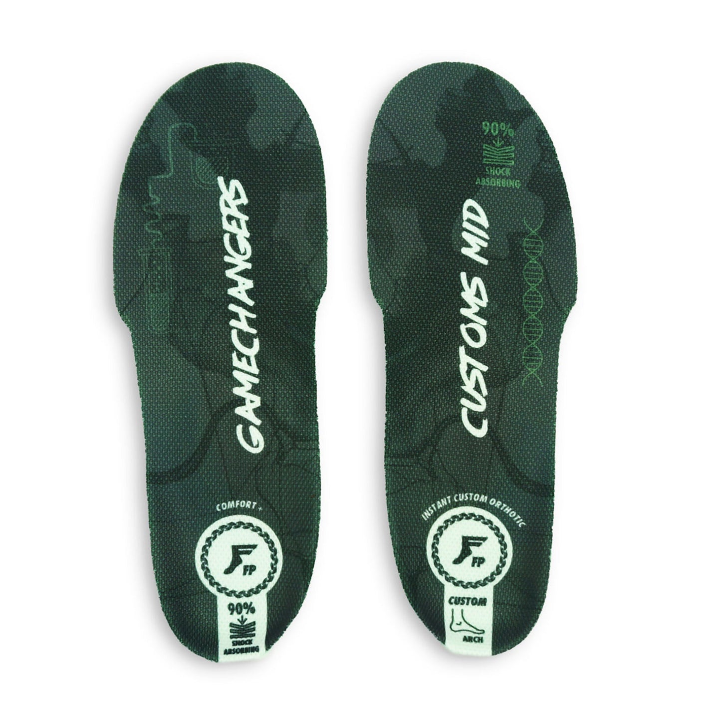 Footprint Gamechanger Elite Custom Orthotic Insoles Mid 5mm-7mm