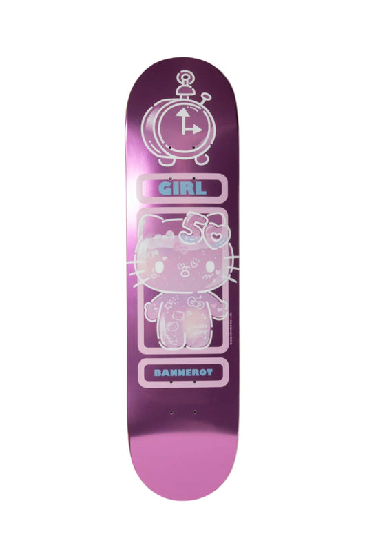 Girl | Bannerot Hello Kitty 50 Deck | Metallic Pink | 8”