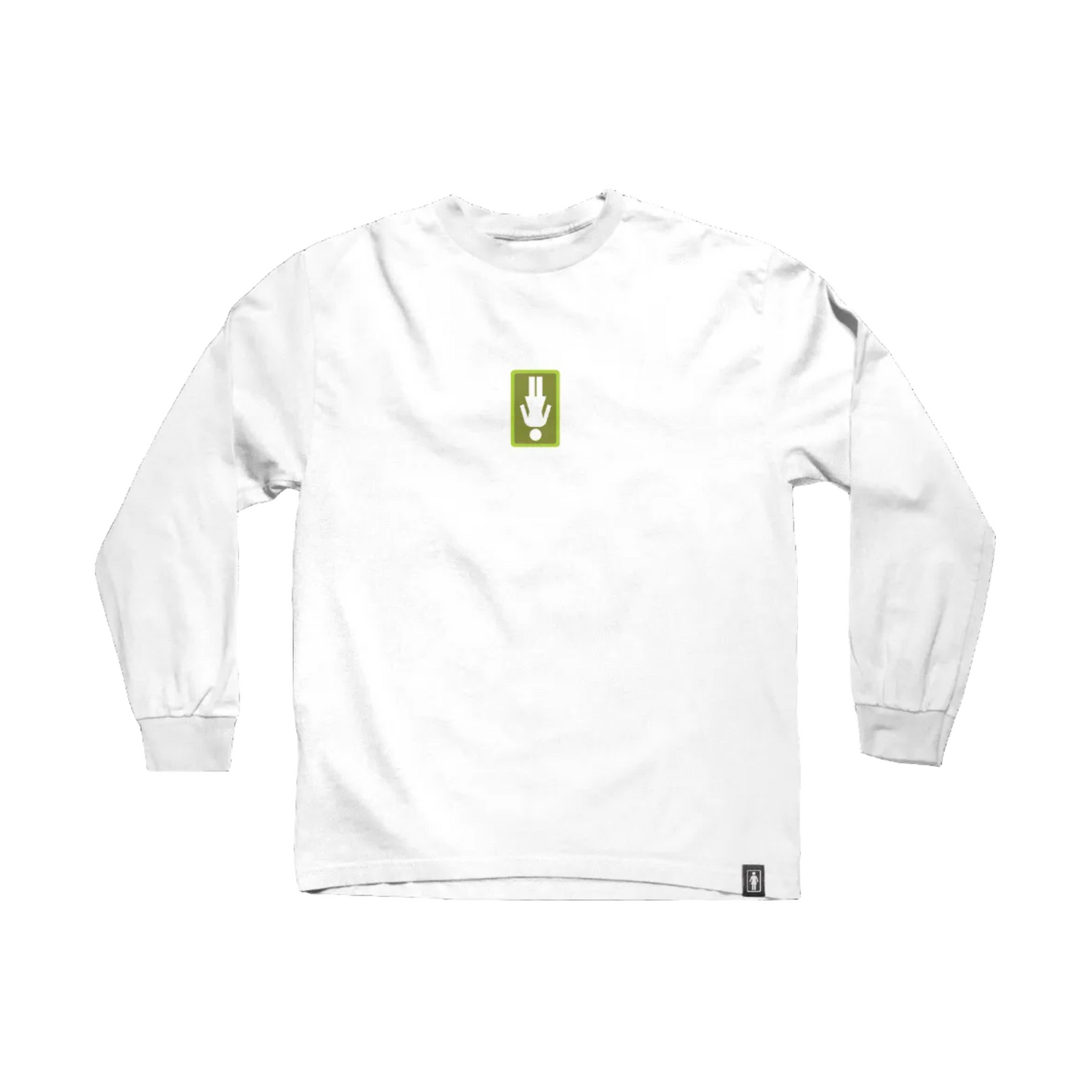 Girl Skateboards 93 Til Oops Long Sleeve Tee White