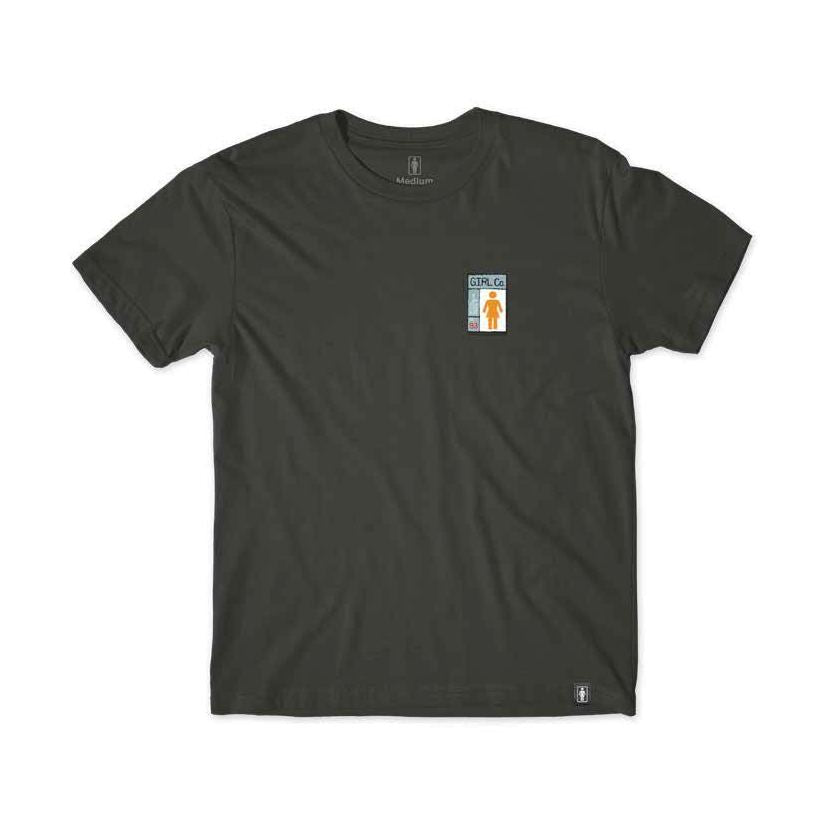 Girl Skateboards Gridbox Tee Antique Black