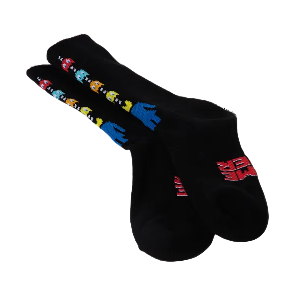 Girl Skateboards Pac-Man Game Over Socks Black Socks